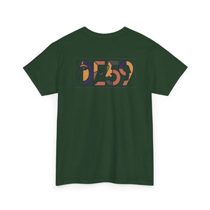 DE59 Abstract Geometric Retro Graphic T-Shirt
