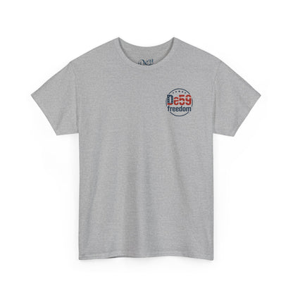 Freedom De59 T-Shirt — Patriotic USA Flag Logo Tee