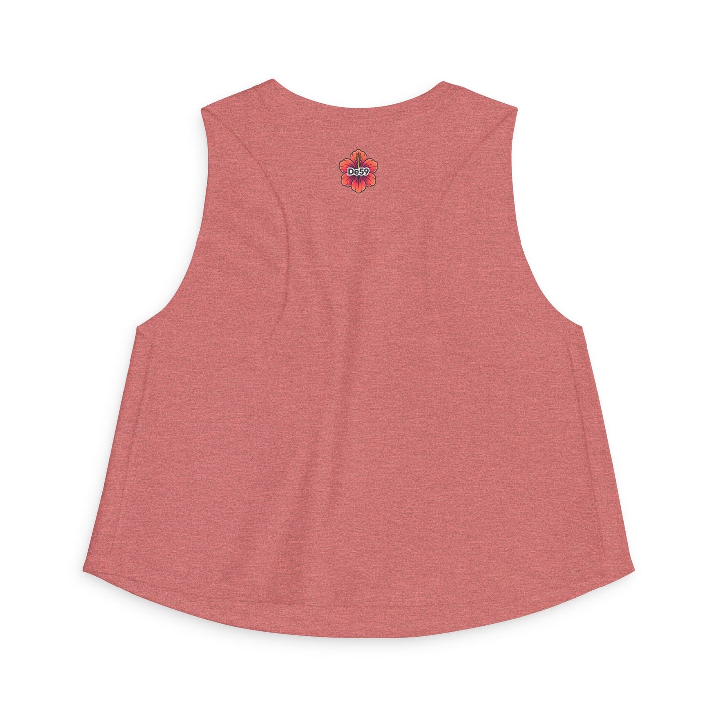 Crop Top — De59 Girls Floral Logo Muscle Tank