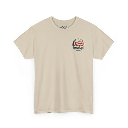 Freedom De59 T-Shirt — Patriotic USA Flag Logo Tee