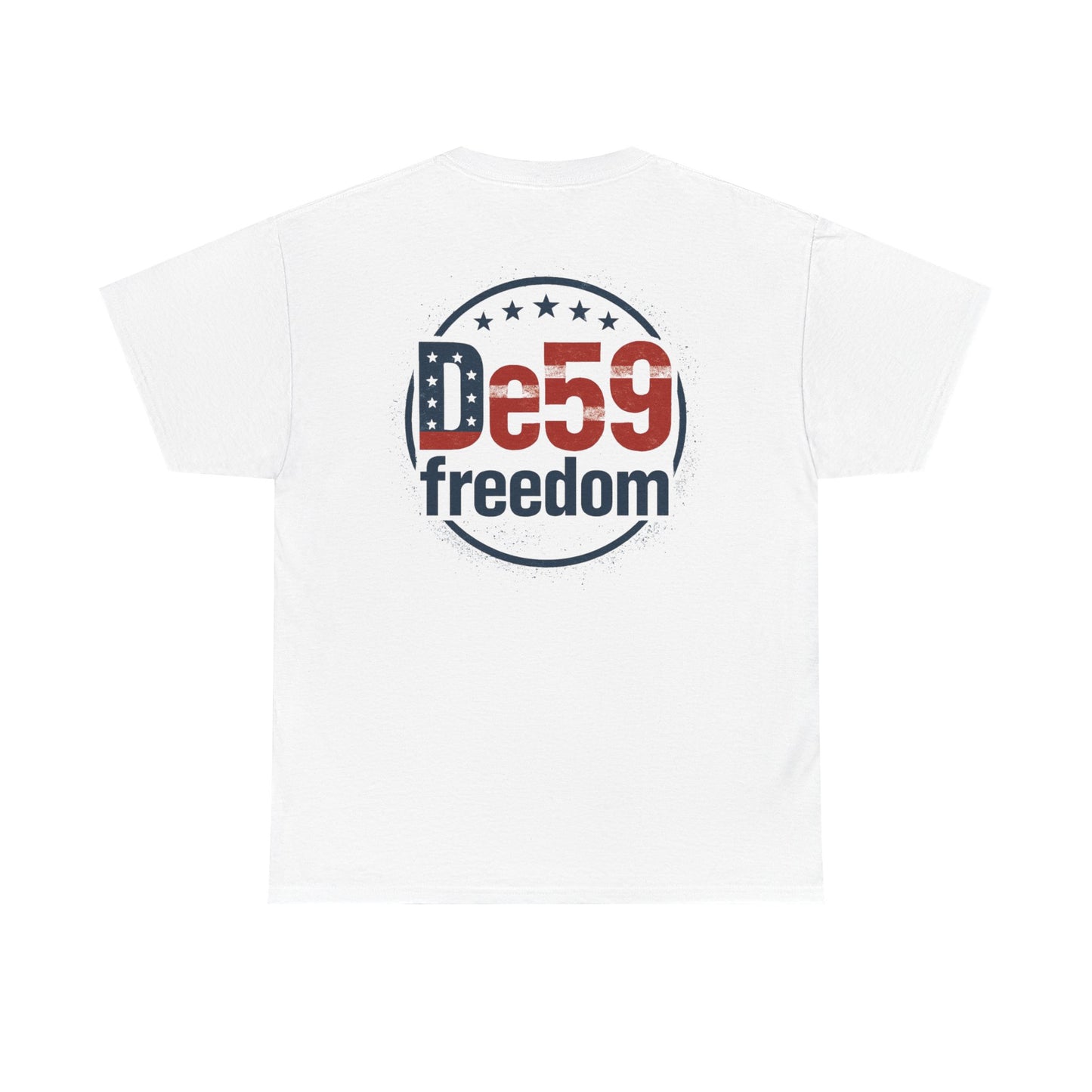 Freedom De59 T-Shirt — Patriotic USA Flag Logo Tee