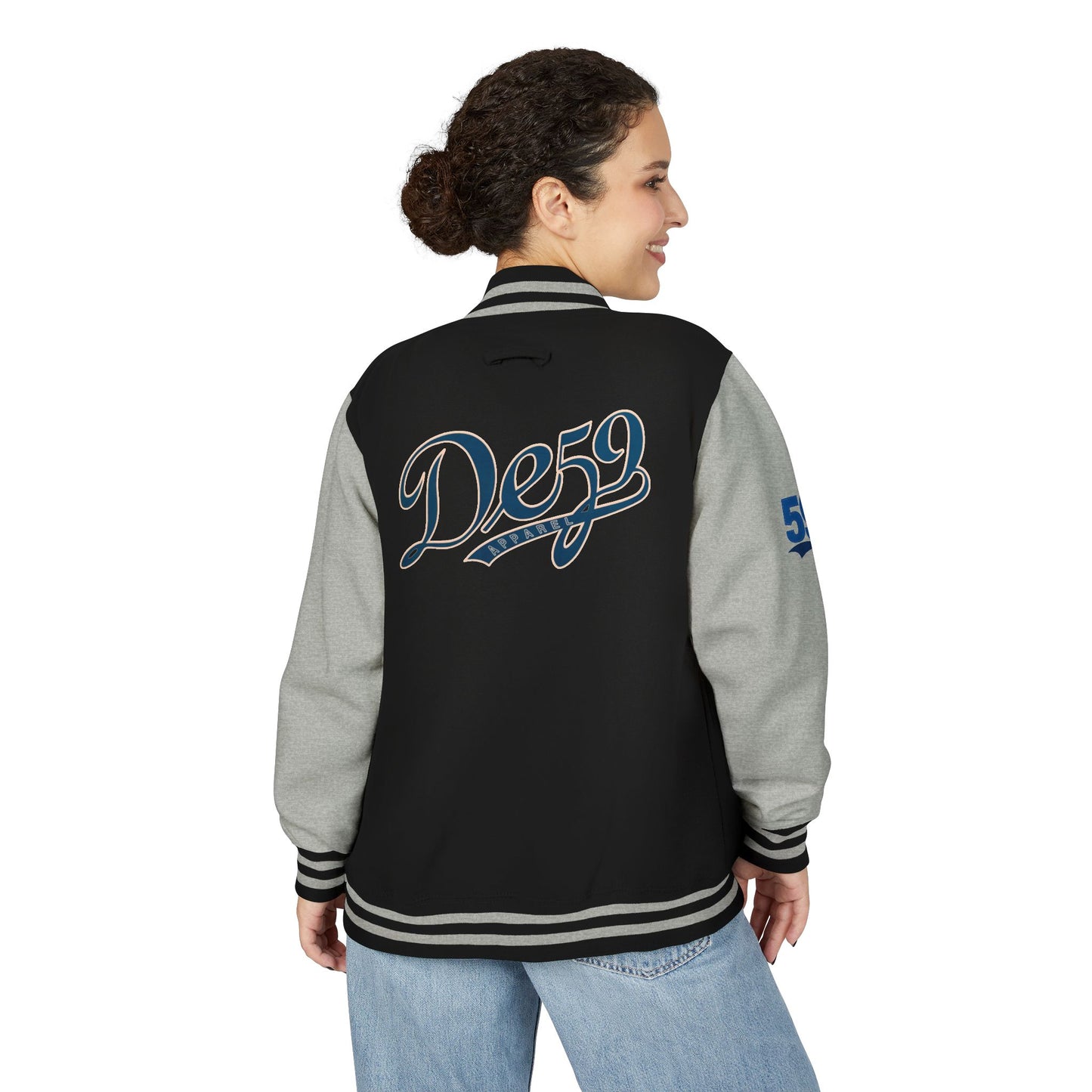 Letterman Jacket — 'De59' Retro world champs Baseball Jacket