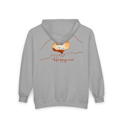 Unisex Heavy Blend™  HAPPYNESS Full Zip Hooded Sweatshirt