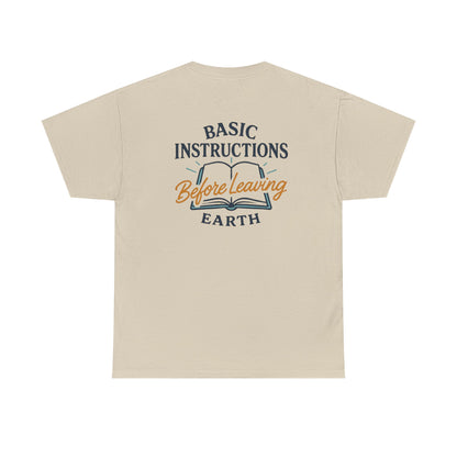 T‑Shirt — "Basic Instructions Before Leaving Earth" Graphic Tee