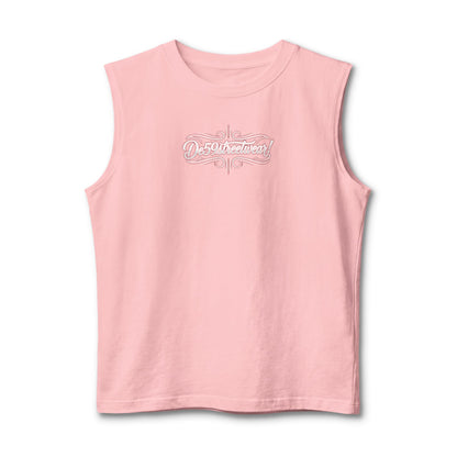 Des59streetwear Muscle Tank — Vintage Script Streetwear Tank Top