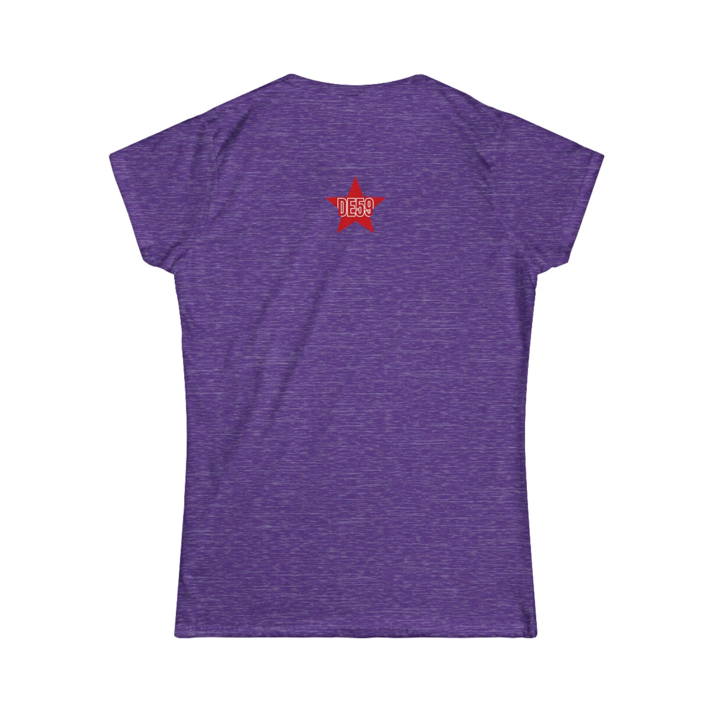 Women's Tee — Pastel Longhorn Skull (Red Star Back)