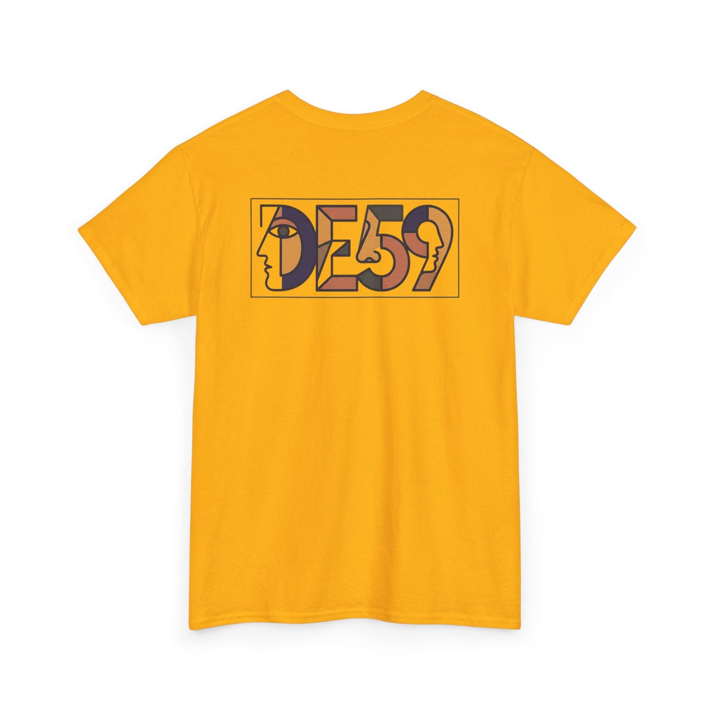 DE59 Abstract Geometric Retro Graphic T-Shirt