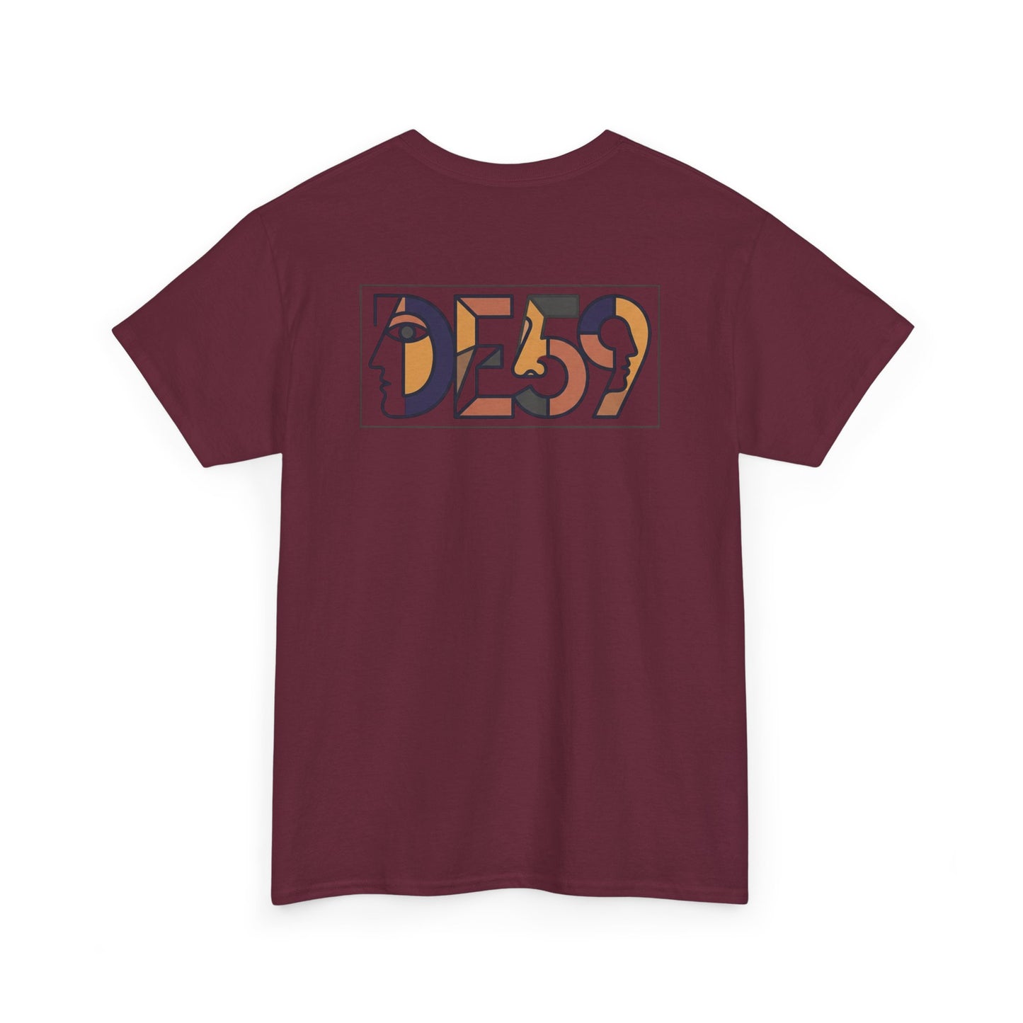 DE59 Abstract Geometric Retro Graphic T-Shirt