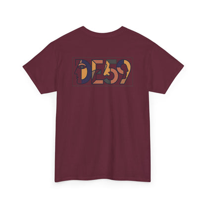DE59 Abstract Geometric Retro Graphic T-Shirt