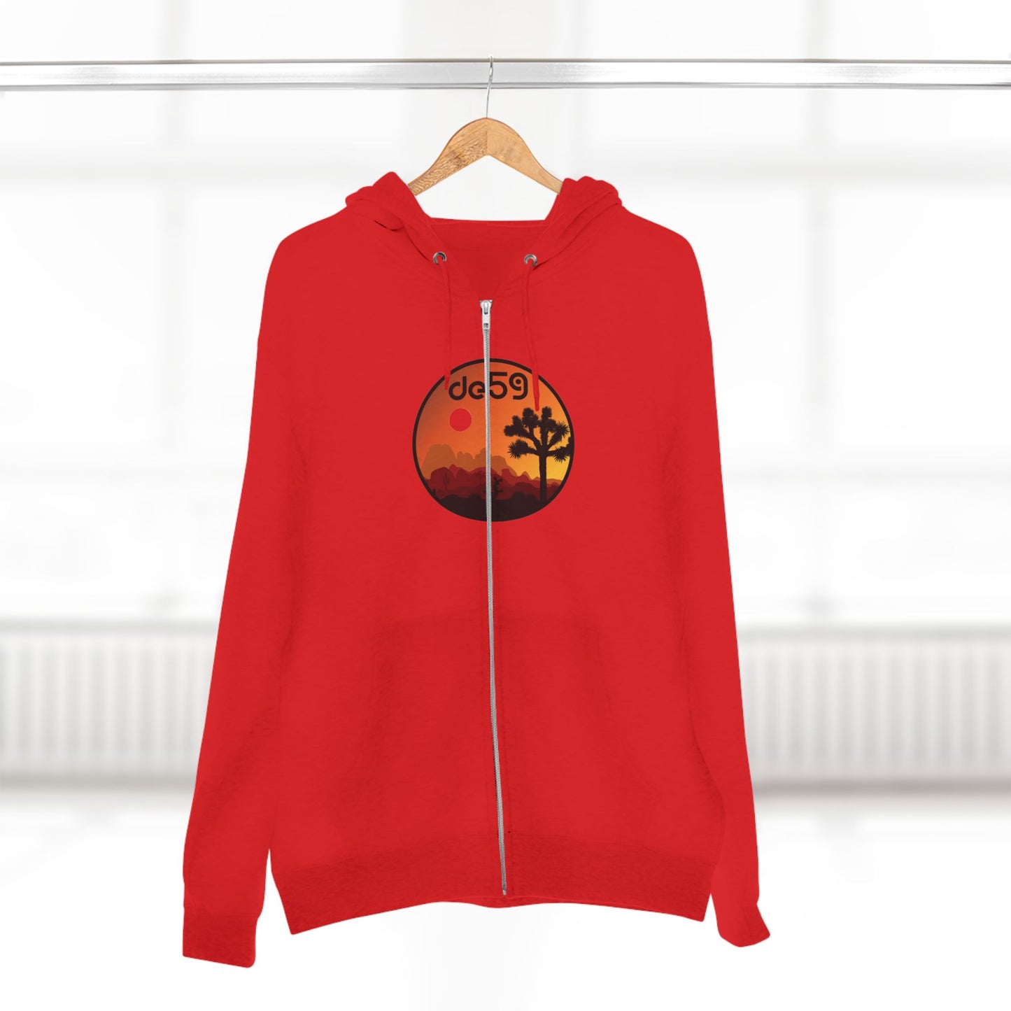 Joshua Unisex Zip Hoodie