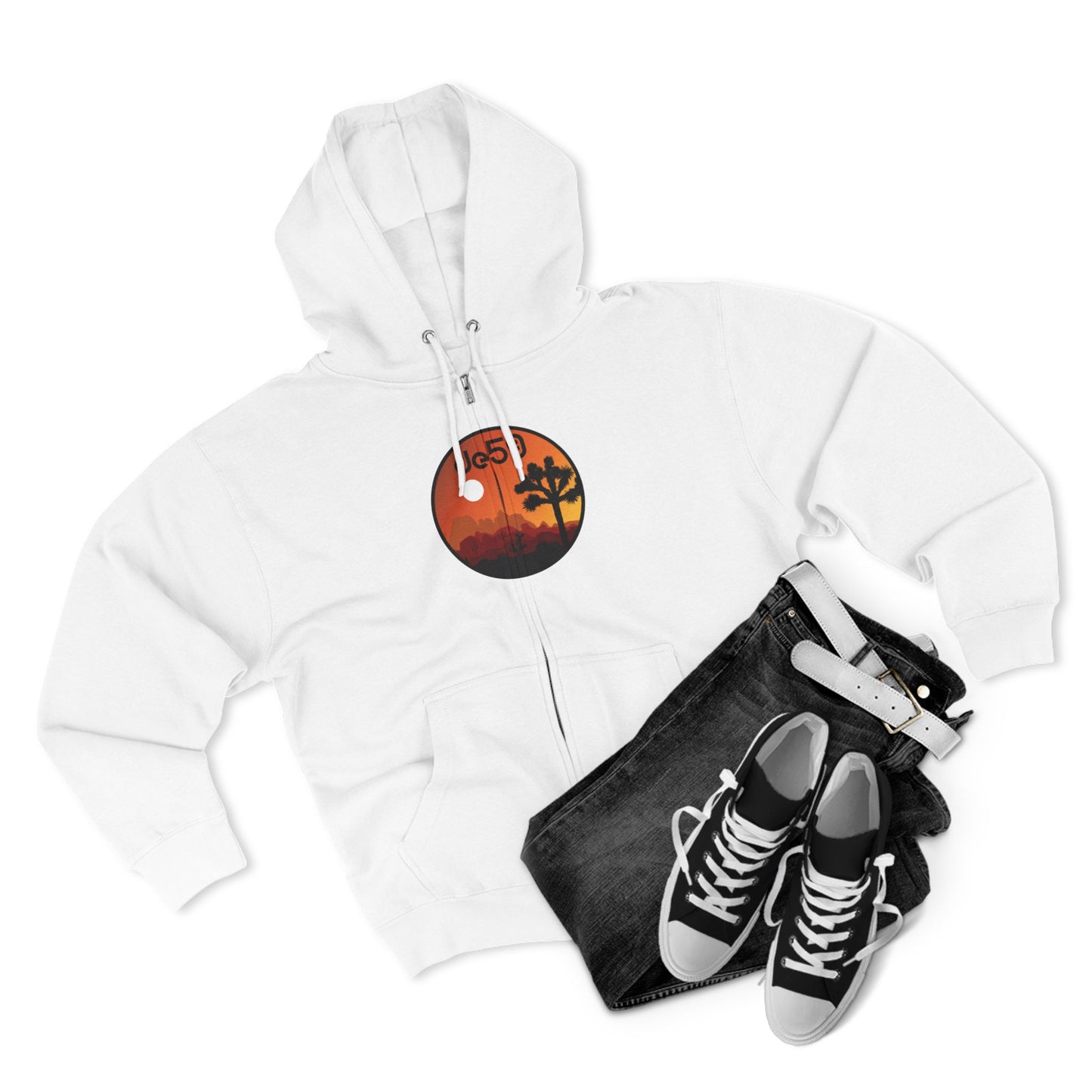 Joshua Unisex Zip Hoodie