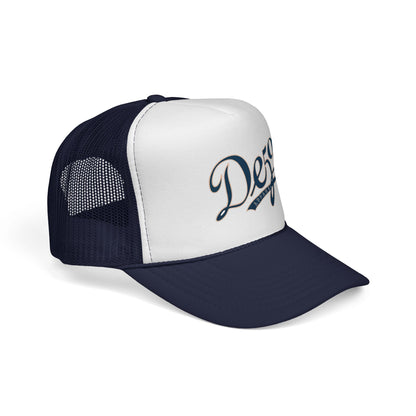 Stylish Embroidered Trucker Cap - Casual Headwear for Everyday Adventures
