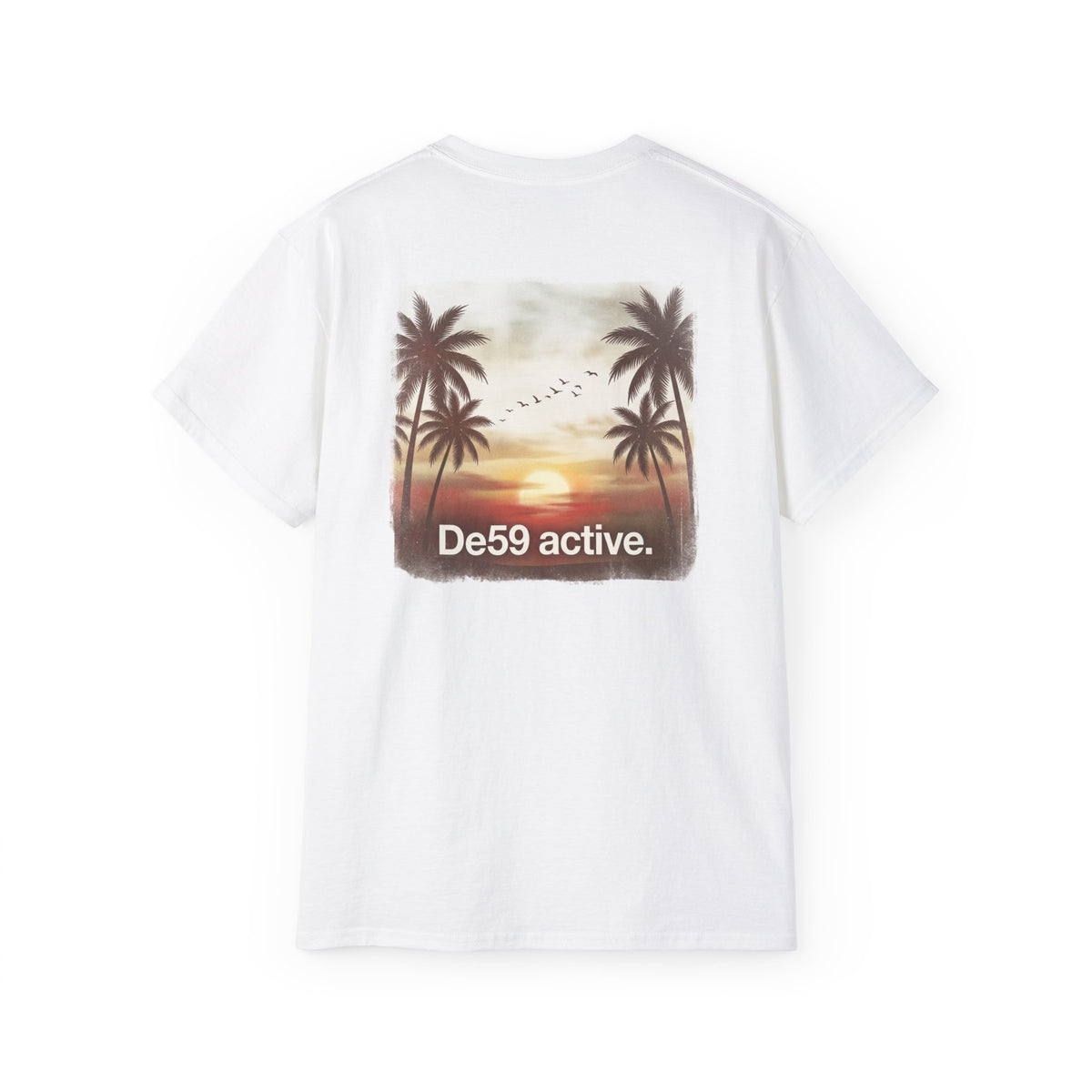 Sunset"De59 active." Text