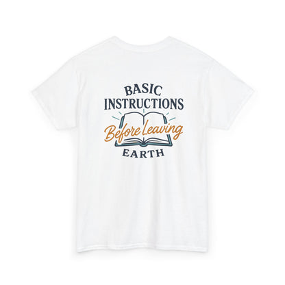 T‑Shirt — "Basic Instructions Before Leaving Earth" Graphic Tee