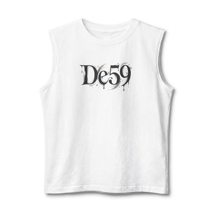 De59 Apparel Muscle Tank — Grunge Logo Sleeveless Tee