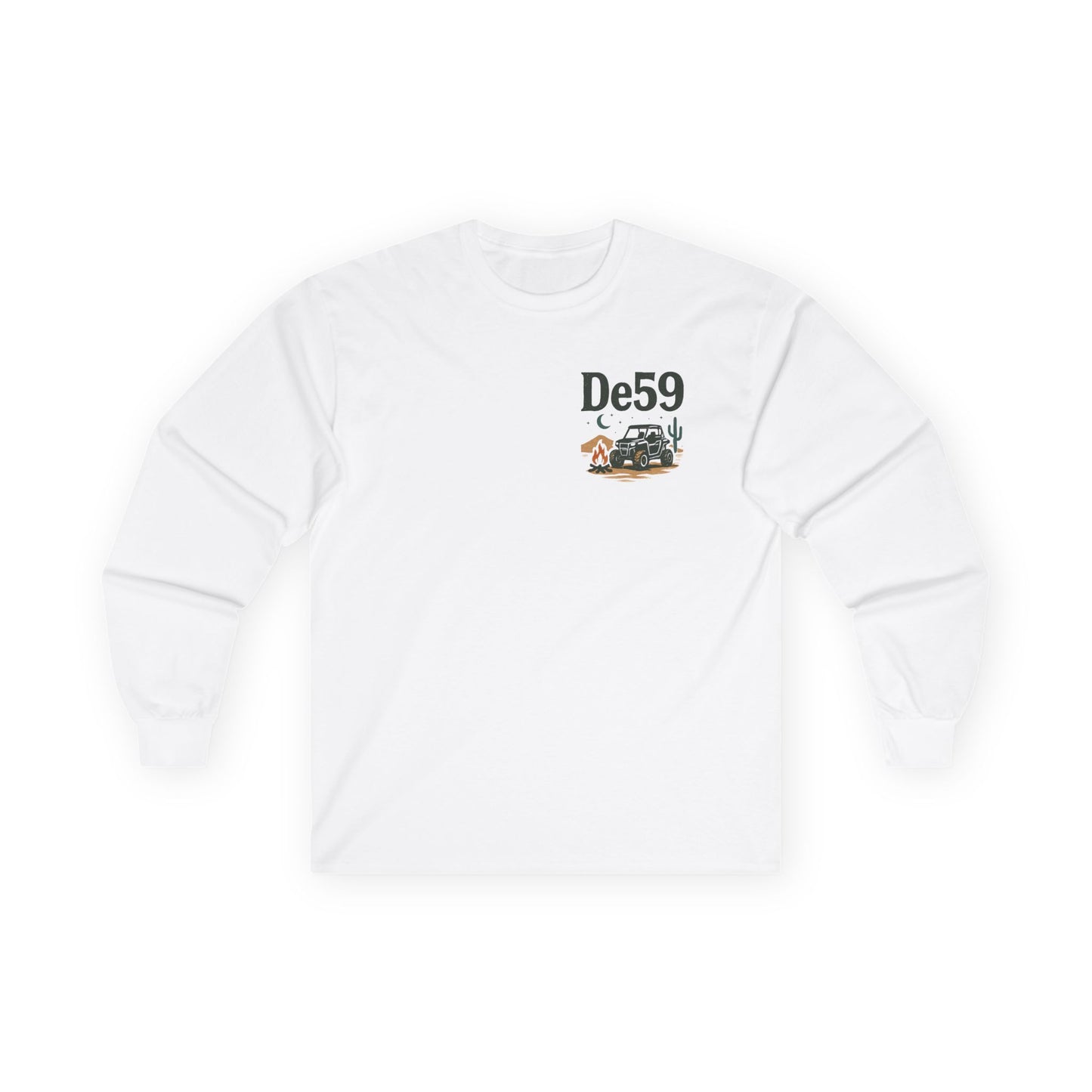 DE59 Desert Off‑Road Long Sleeve Tee — Camping & Jeep Adventure Shirt