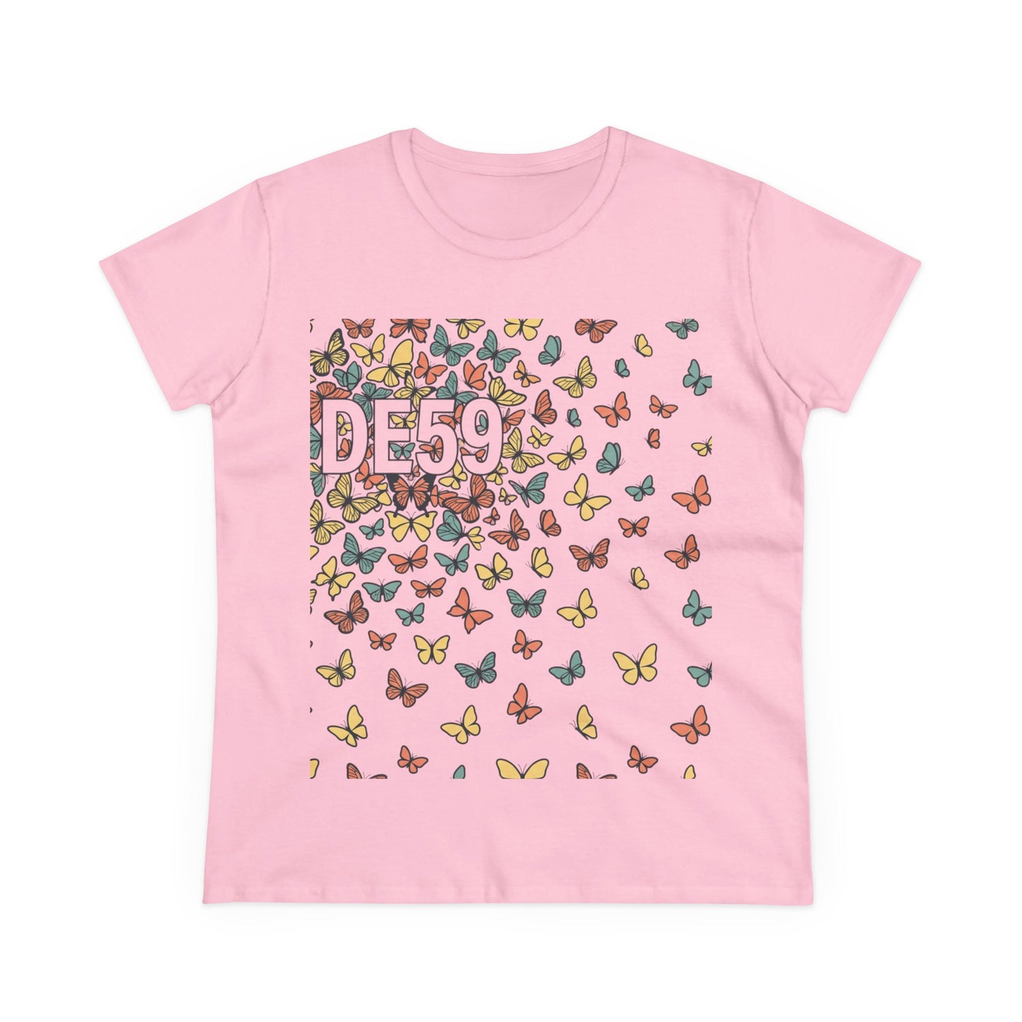 Butterfly Scatter Tee — DE59 Graphic Women's T-Shirt