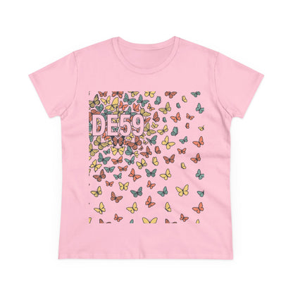 Butterfly Scatter Tee — DE59 Graphic Women's T-Shirt