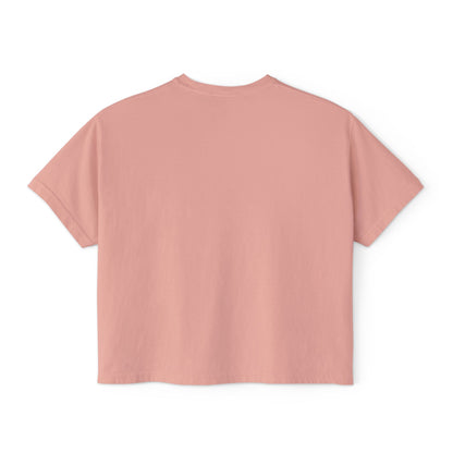 Women's Boxy Tee — 'De59  HIBISCUS  LOVE