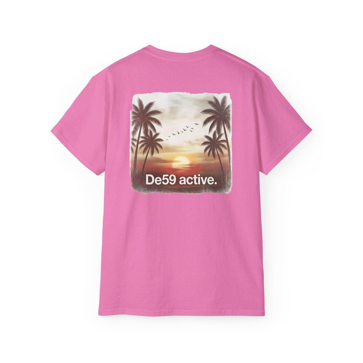 Sunset"De59 active." Text