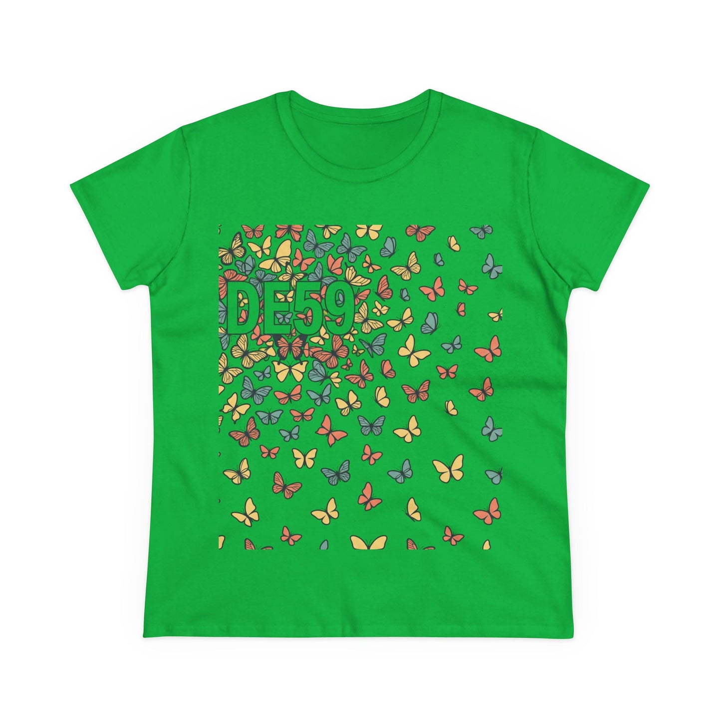 Butterfly Scatter Tee — DE59 Graphic Women's T-Shirt