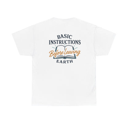 T‑Shirt — "Basic Instructions Before Leaving Earth" Graphic Tee