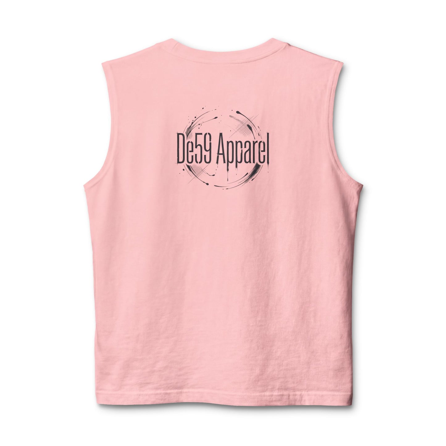 De59 Apparel Muscle Tank — Grunge Logo Sleeveless Tee